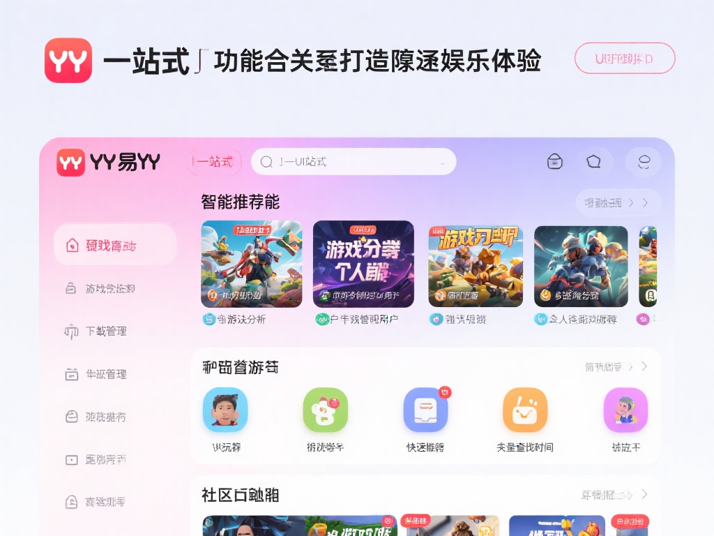 YY易游游戏官网首页:尽享全方位畅游一站式游戏体验 功能齐全,打造无缝娱乐体验
除了丰富的游戏内容以