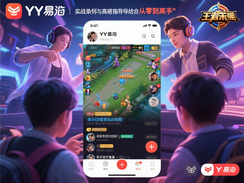 从零到高手,手机YY易游助你畅享全新游戏体验 以某热门游戏《王者荣耀》为例,通过YY易游上的社群