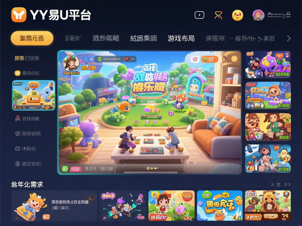 在yy易游平台上，玩家可以探索不同种类的游戏，包括