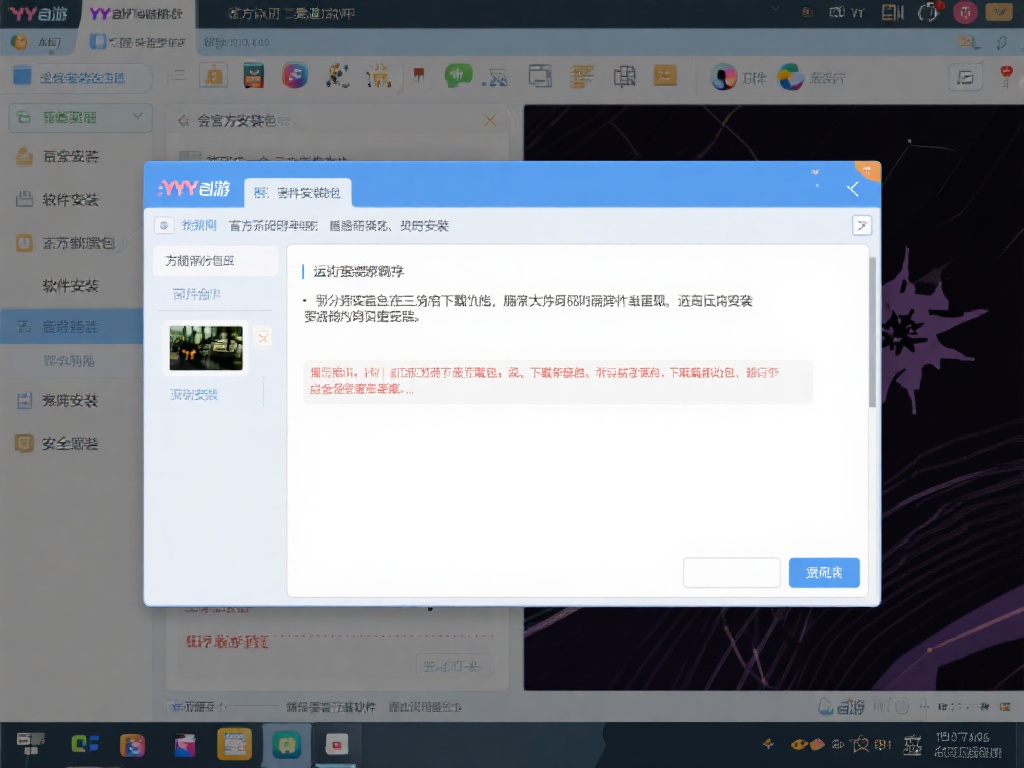 YY易游安装失败可能受哪些因素影响? 软件安装包损坏或下载来源不可信
不完整的安装包或