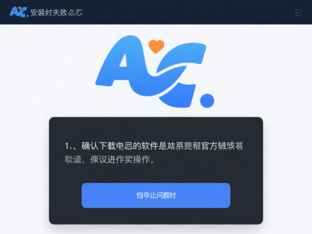 1.&nbsp;安装总是失败怎么办？
当碰到此问题时，首先